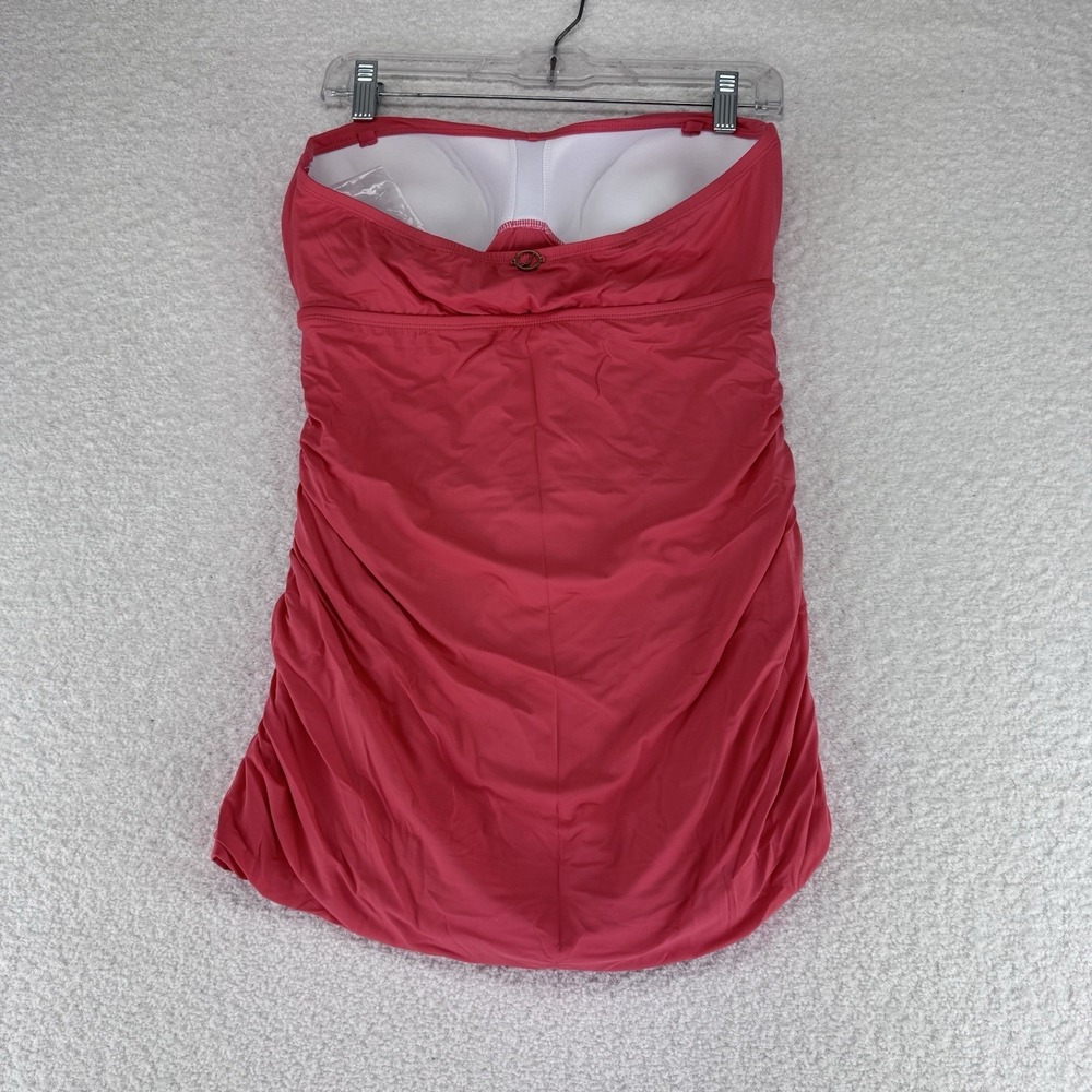 Jantzen Vamp Swim Dress With Removable Straps Swimsuit 10 Regular Pink Coral - Picture 6 of 11